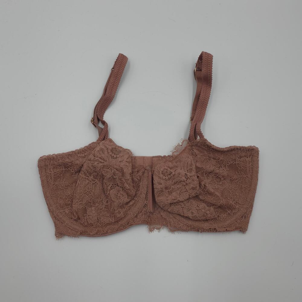Auden Lace Unlined Balconette Bra in Dusty Size 32DD